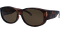 SunRay 06-71400-01 Überbrille, Havanna matt