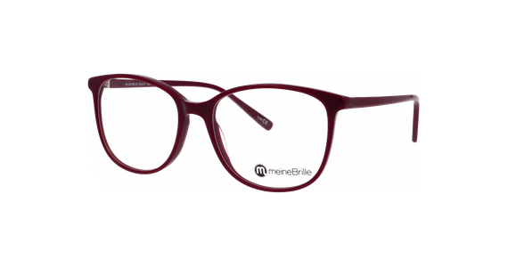 meineBrille 04-20160-02, Weinrot Schräg links - Ansicht 2