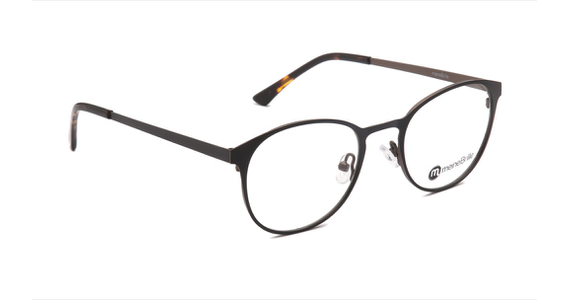 meineBrille 04-79000-02, Schwarz/Nougat Matt rechts - Ansicht 5