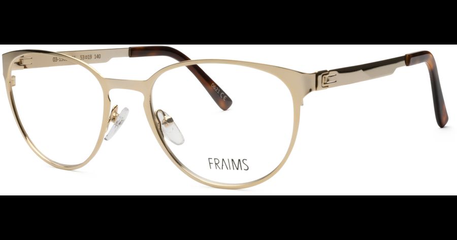 FRAIMS Brille Damen FRAIMS 03-15050-01 Carole, Gold Glänzend Ansicht 1