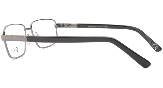 meineBrille 04-69070-02, Dunkel Gun/Schwarz seite - Ansicht 5