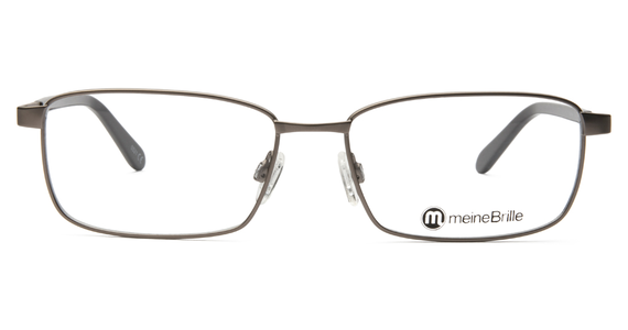 meineBrille 04-12090-02, Hell Gun matt / Dunkelgrau glänzend Front - Ansicht 3