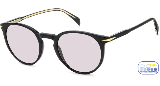 David Beckham DB 1139/S 51 Schwarz - Ansicht 2