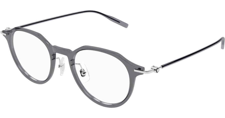 Montblanc Brille Herren Montblanc MB0355O 49 Grau Ansicht 1