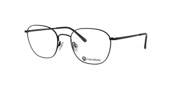 meineBrille 04-20180-01 Schwarz glänzend Schräg links - Ansicht 2