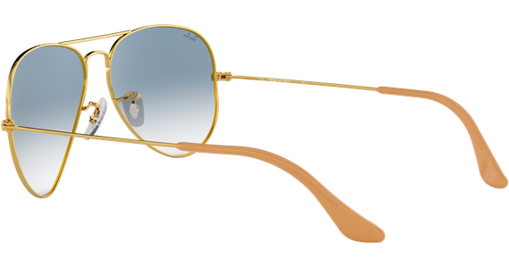 Ray-Ban Aviator Gradient RB3025 001/3F Gold/Blau 62 - LARGE - Ansicht 5