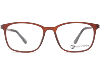 meineBrille 04-69120-02, Dunkel Braun Matt front - Ansicht 2