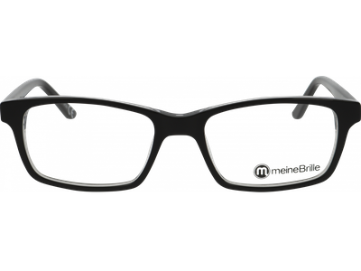 meineBrille Brille Unisex meineBrille 04-30080-02, Schwarz/Crystal Ansicht 2