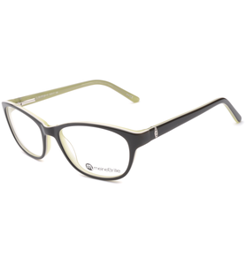 meineBrille 04-69180-01, Schwarz/Hellgrün links - Ansicht 2