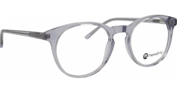 meineBrille 04-30100-01, Hellgrau/Transparent - Ansicht 5