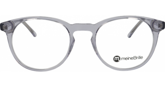 meineBrille 04-30100-01, Hellgrau/Transparent - Ansicht 3
