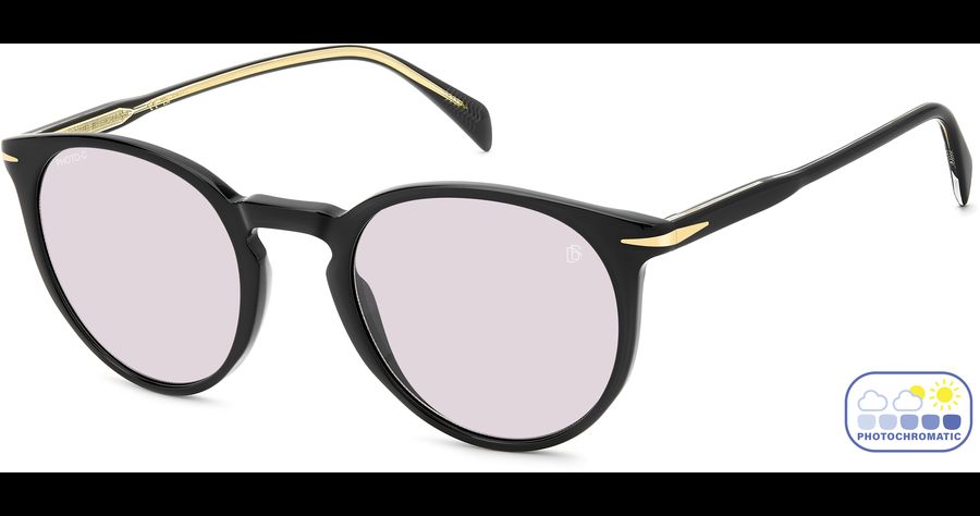 David Beckham Sonnenbrille Herren David Beckham DB 1139/S 51 Schwarz Ansicht 1