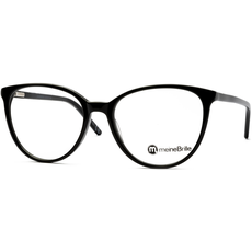 meineBrille 04-06000-01, Schwarz Front