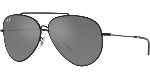 Ray-Ban Aviator Reverse RBR0101S 002/GS Schwarz/Grau 62 - LARGE - Ansicht 2