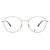 meineBrille 04-12040-01, Schwarz/Gold Front