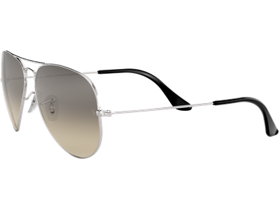 Ray-Ban Aviator Gradient RB3025 003/32 Silber/Grau 58 - MEDIUM - Ansicht 2