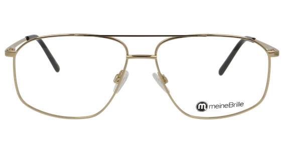 meineBrille 04-20190-02 Gold glänzend Frontansicht - Ansicht 3