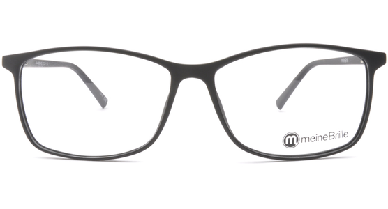 meineBrille 04-69020-02, Schwarz Matt front - Ansicht 3