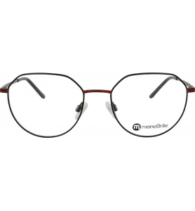 meineBrille 04-30050-01, Schwarz/Burgunder  - Ansicht 3