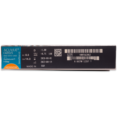 Tageslinsen Torisch Acuvue Oasys 1-Day for Astigmatism 90er Ansicht 3