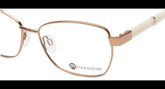 meineBrille 04-06020-01, Kupfergold/Alabaster Nah - Ansicht 6