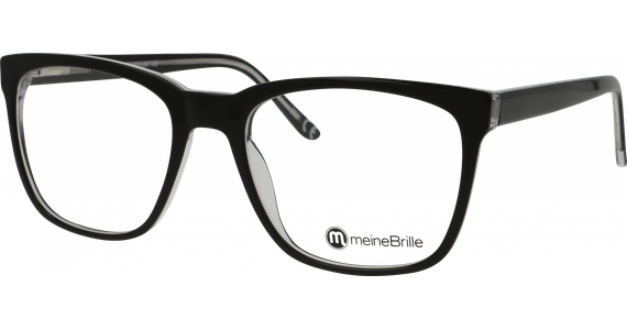 meineBrille 04-40180-01, Schwarz Transparent glänzend - Ansicht 2