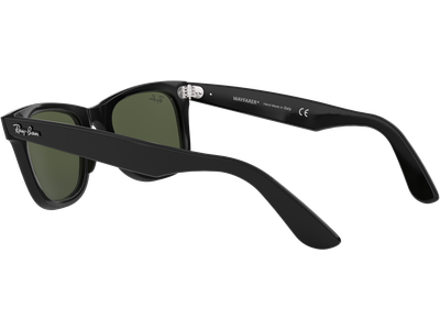 Ray-Ban Sonnenbrille Unisex Ray-Ban RB2140 Original Wayfarer Classic Glänzend Schwarz / Grün 901 50-22 Ansicht 4
