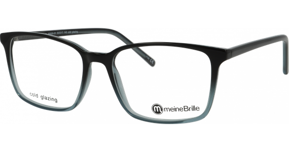 meineBrille 04-30020-01 Schwarz / Blau glänzend - Ansicht 2