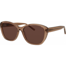 meineBrille Sonnenbrille Damen meineBrille 14-46120-02, Braun Transparent
