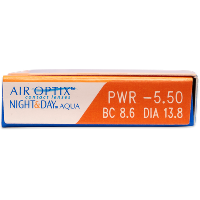 Monatslinsen Sphärisch Air Optix Night&Day Aqua 6er Ansicht 3