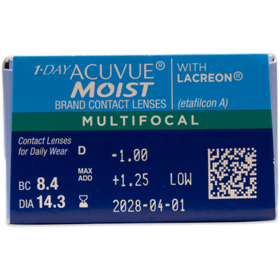 Tageslinsen Multifokal 1-Day Acuvue Moist multifocal 30er Ansicht 3
