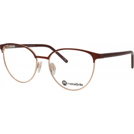 meineBrille Brille Damen meineBrille 04-30010-02 Rot matt/Kupfergold glänzend