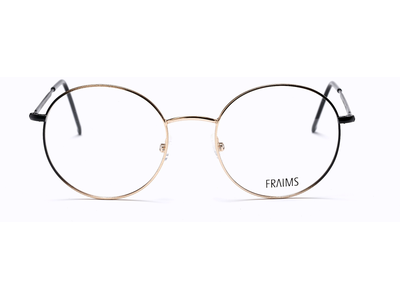 FRAIMS Brille Damen FRAIMS 03-97170-03 Celine, Schwarz Matt/Gold Ansicht 2