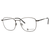 meineBrille 04-12060-01, Dunkel Gun Matt Schräg links