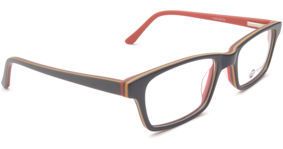 meineBrille 04-69240-01, Dunkel Blau/Orange/Rot rechts - Ansicht 5