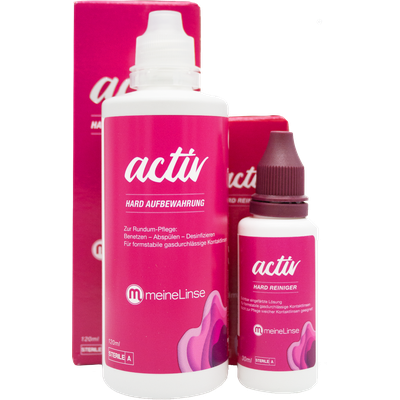 meineLinse activ hard Hartlinsen-Set