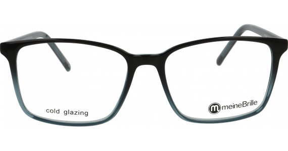 meineBrille 04-30020-01 Schwarz / Blau glänzend - Ansicht 3