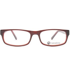 meineBrille 04-69220-01, Braun/Rot front - Ansicht 3