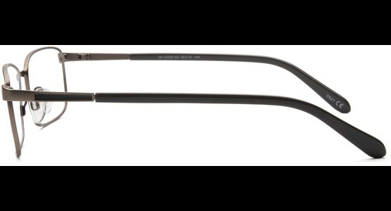 meineBrille 04-12090-02, Hell Gun matt / Dunkelgrau glänzend Seite - Ansicht 4