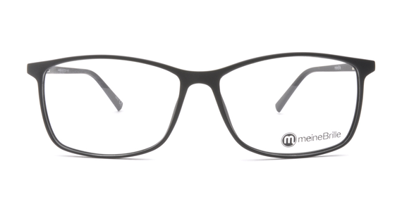 meineBrille 04-69020-02, Schwarz Matt front - Ansicht 2