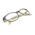 meineBrille 04-69180-01, Schwarz/Hellgrün liegend