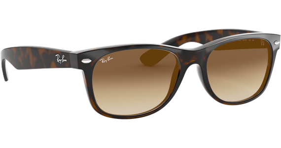 Ray-Ban RB2132 New Wayfarer Classic Glänzend Tortoise / Braun 710/51 55 - Ansicht 5