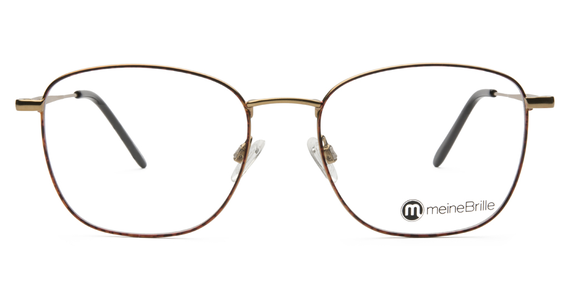 meineBrille 04-12060-02, Gold/ Havanna matt Front - Ansicht 3