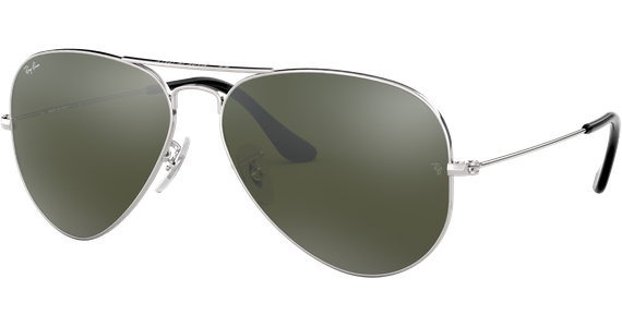 Ray ban sunglasses silver frame hot sale