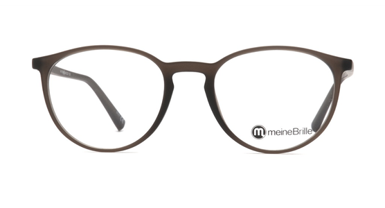 meineBrille 04-79010-02, Erdbraun Matt front - Ansicht 3