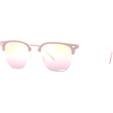 Ray-Ban Sonnenbrille Unisex Ray-Ban New Clubmaster RB4416 Glänzendes Bordeaux auf Rotgold 6654G9