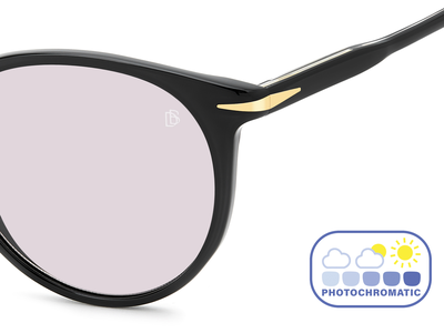 David Beckham Sonnenbrille Herren David Beckham DB 1139/S 51 Schwarz Ansicht 3