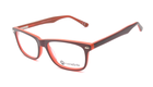 meineBrille 04-69000-01, Braun/Rot Matt