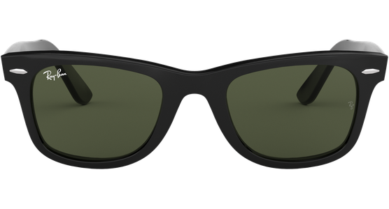 Ray-Ban RB2140 Original Wayfarer Classic Glänzend Schwarz / Grün 901 50-22 - Ansicht 8