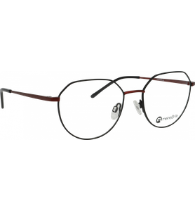 meineBrille 04-30050-01, Schwarz/Burgunder  - Ansicht 5